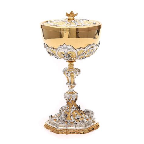 Chalice And Ciborium With Sacred Heart Of Jesus Online Sales On