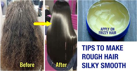 How To Make Curly Rough Hair Straight Smooth And Silky