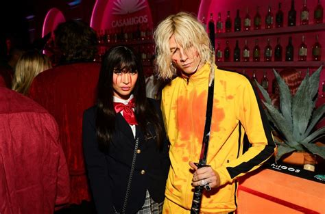 Machine Gun Kelly And Megan Fox Wear Kill Bill Costumes For Halloween