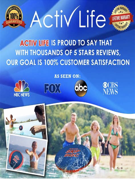 Activ Life The Ultimate Skip Ball – Water Bouncing Ball Create Lasting