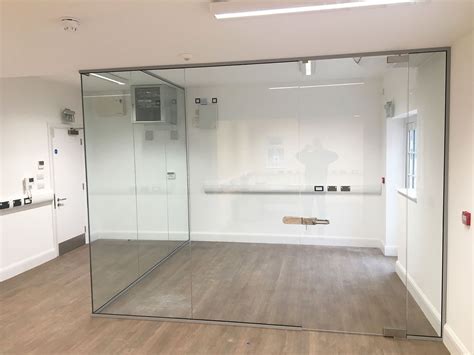 From Glass At Work Office Fit Out With Frameless And Acoustic Framed
