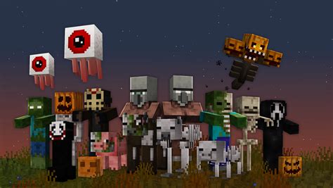 Minecraft Halloween Texture Pack 🍓Сборка текстур Halloween Pack для