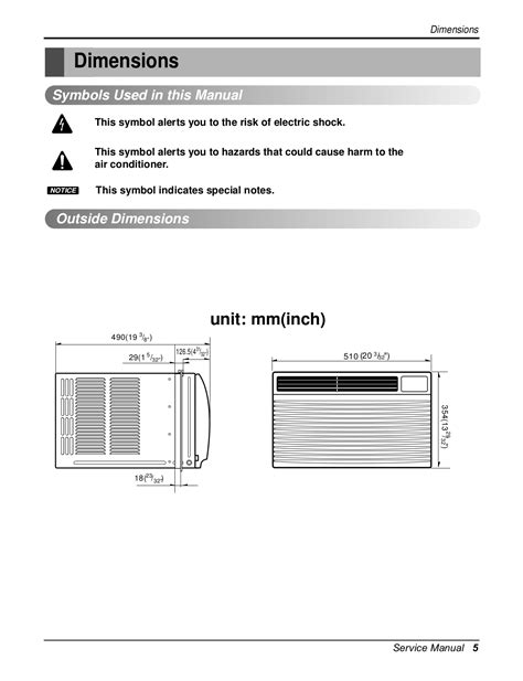 This is a quick reference guide on locating both model and serial number of your lg appliance. PDF manual for LG Air Conditioner L1006R