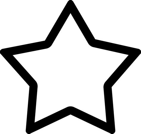 Star Empty Svg Png Icon Free Download 330533 Onlinewebfontscom