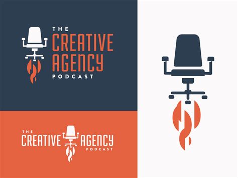 The Creative Agency Podcast Logo Variations By Murmur Creative On