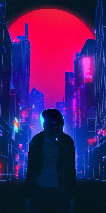 Iphone Neon Retro Wallpapers Cyberpunk Retrowave Aesthetic