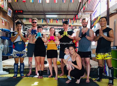 kru lek muay thai gym in krabi ao nang thailand
