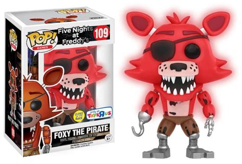 Pop Five Nights At Freddys Foxy The Pirate Glow Toysrus Funk Mercado