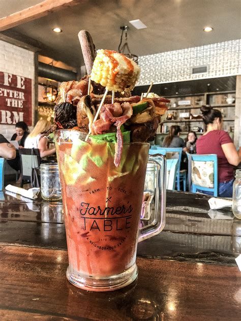 The Barnyard Bloody Mary at Farmer's Table