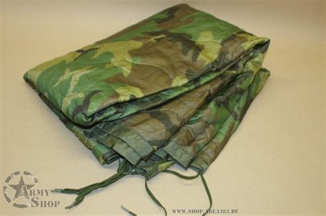 Us Army Woodland Camo Wet Weather Poncho Liner Us Army Military Shop