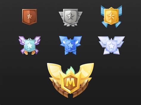 Fortnite Master Rank Icons Badge Icon Crystal Drawing Game Icon