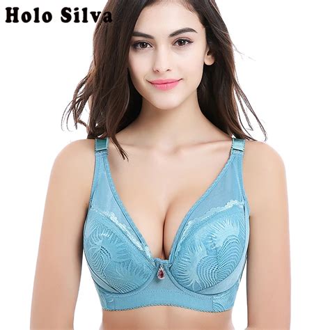 Big Breast Bra Super Large Lingerie Bh Increase Push Up Bras Solid