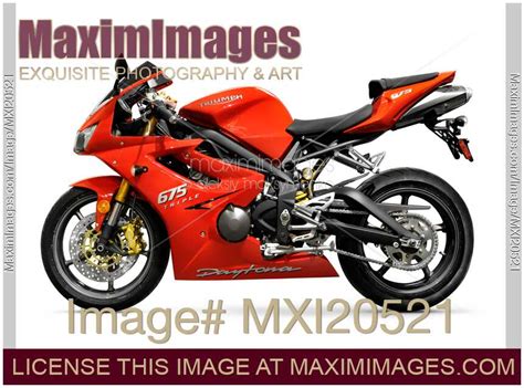 Photo Of 2008 Triumph Daytona 675 Supersport Motorcycle Stock Image
