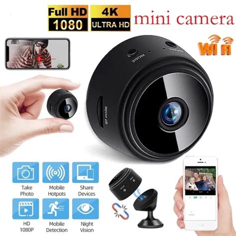 Mini Wireless Hidden Spy Camera Wifi Ip Home Security Dvr Night Vision