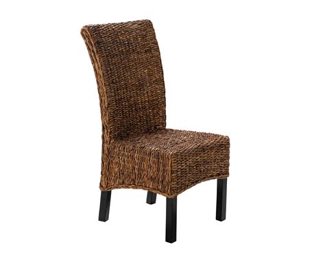 Javanese woven rattan and mahogany base arm chair is a gorgeous piece that will create a light and airy atmosphere in your home's dining, kitchen or. Sicily Abaca Rattan Indoor Dining Chair - Rattan Garden ...