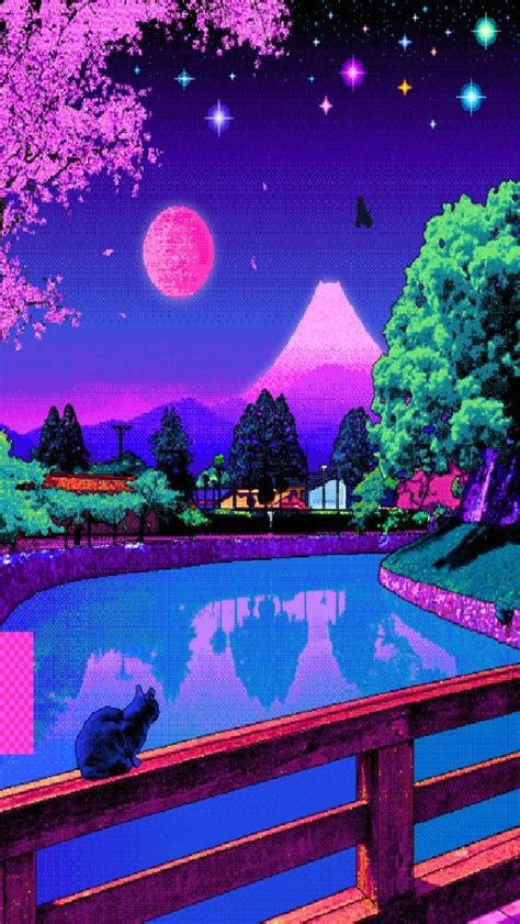 Pixel Art Wallpaper Tumblr Vaporwave Wallpaper