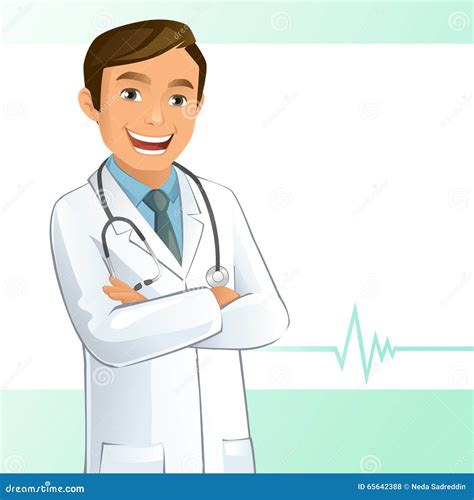 Young Doctor Stock Vector Illustration Of Handsome Health 65642388