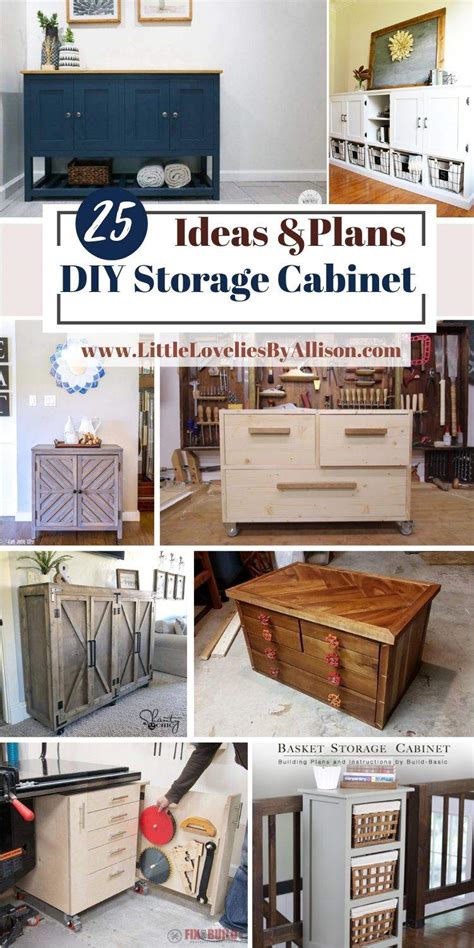 25 Diy Storage Cabinet Plans Do It Yourself Easily