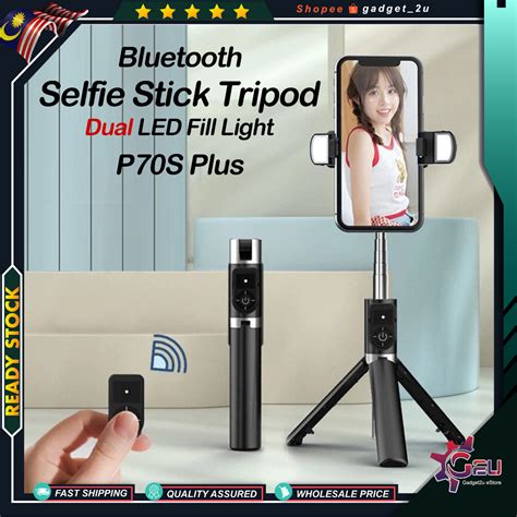 Bluetooth Selfie Stick Tripod Q07 XT 02S P70S Plus Wireless Control