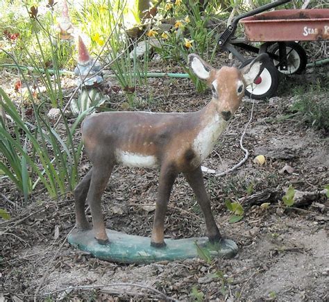 Small Concrete Deer Lawn Ornament | Collectors Weekly