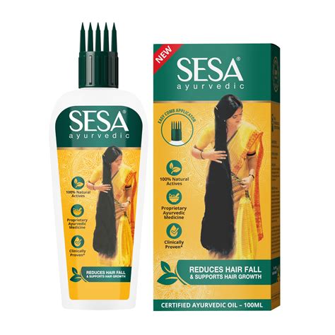 Buy Sesa Hair Oil 5000 Year Old Kshir Pak Vidhi Bhringraj And 17 Rare S With 5 Nourishing Oils