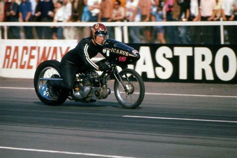 1969 Triumph Drag Bike At Santa Pod Classic Motorcycle Pictures