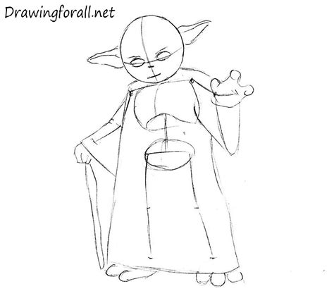 How To Draw Yoda Step By Step