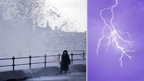 Danger To Life Weather Warning Issued To Uk For The Next 48 Hours