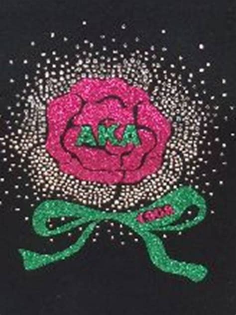 Tea Rose Alpha Kappa Alpha Sorority Skee Wee Pretty In Pink