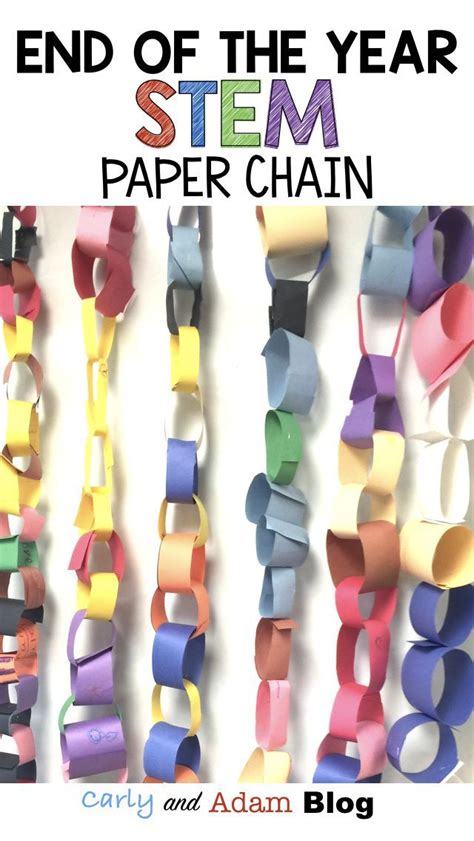Free Stem Challenge Longest Paper Chain 5 End Of The Year Stem