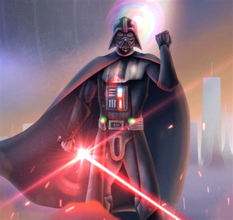 580x550 Darth Vader Lightsaber Star Wars 580x550 Resolution Wallpaper
