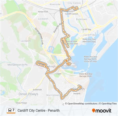 7 Route Schedules Stops And Maps Penarth Updated