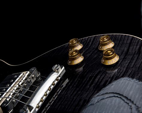 Great Guitar Sound Guitar Wallpaper Black Electric