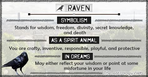 Raven Meaning And Symbolism The Astrology Web
