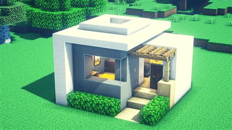 Minecraft KÜÇÜk Modern Ev Yapimi 11 Minecraft Ev Yapımı Youtube