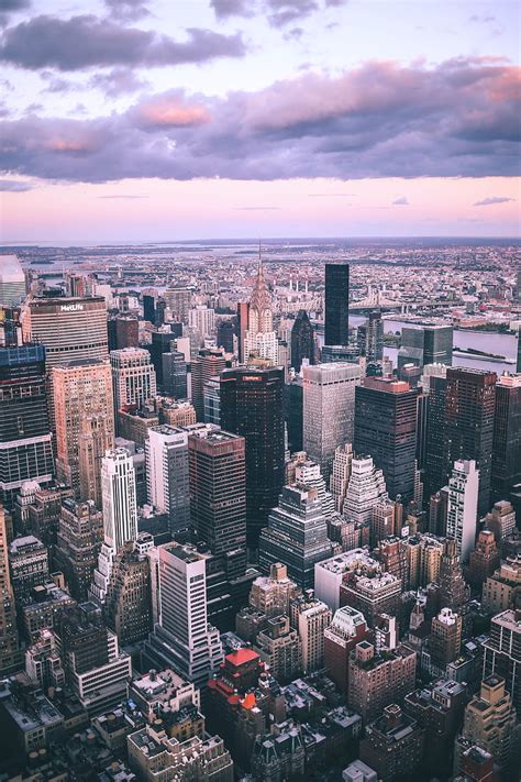 Aerial View Of City Buildings During Daytime Hd Phone Wallpaper Peakpx