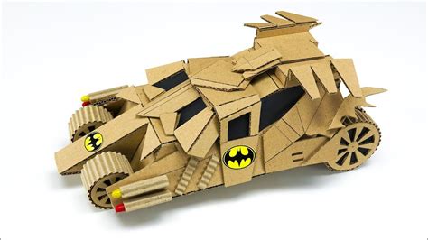 DIY TOY RC Batmobile Cardboard Model YouTube