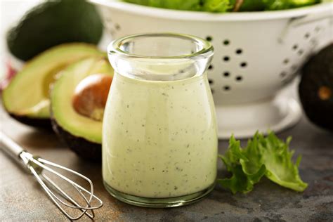 Avocado Ranch Dressing - Love On A Plate - Salad Dressing