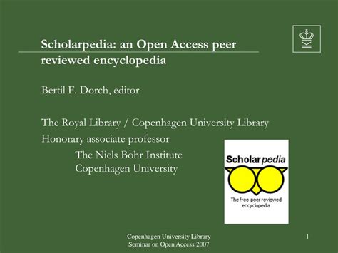 Ppt Scholarpedia An Open Access Peer Reviewed Encyclopedia