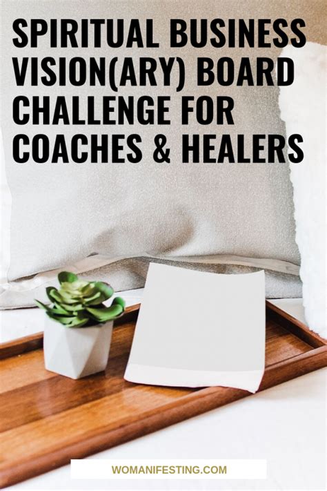 Spiritual Business Vision Board Challenge For Coaches Healers Creatives