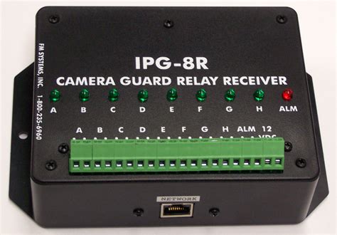 Did you know that ipg has offices in more than 100 countries worldwide? IPG-8R IP CAMERA GUARD RELAY RECEIVER - FM Systems
