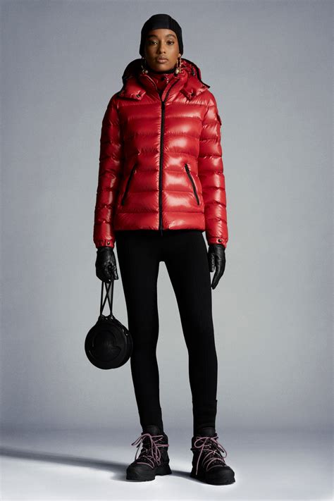 Ruby Red Bady Short Down Jacket Short Down Jackets For Women Moncler Ca