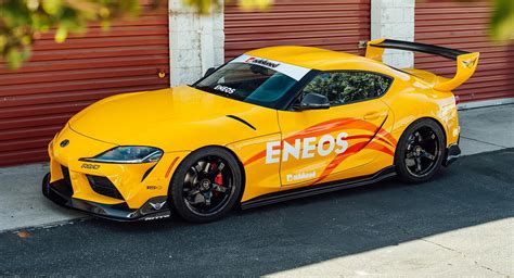 This Customized 2020 Toyota Supra By Autotuned Is Wonderfully Yellow ...