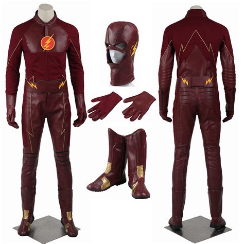 The Flash Cosplay Suit Barry Allen Cosplay Costume In 2020 Flash Cosplay The Flash Season 2