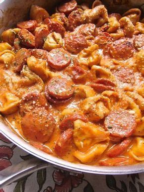 Add garlic for about 30 seconds. Cheesy Smoked Sausage Skillet - this was quick, easy, and ...