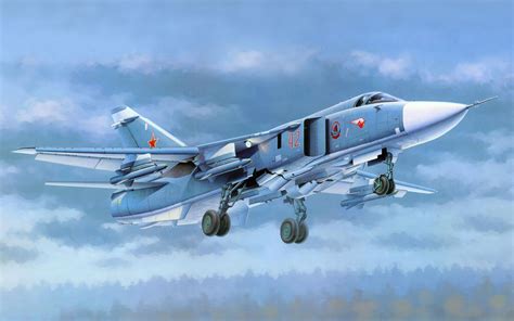 Sukhoi Su 24m Fencer D Trumpeter Box Art Aircraft Fighter Model