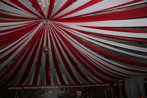 There is a pole pocket at the top, which we use for hanging on a backdrop stand. ceiling drape; if this options was allowed at our venue it's a cute way to make it look like we ...