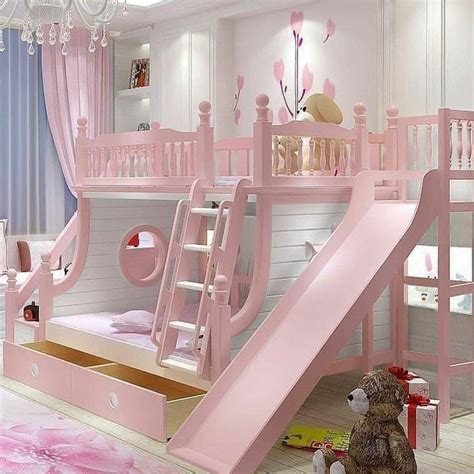Kids Room Ideas With Slide Transformable Space Saving Kids Rooms