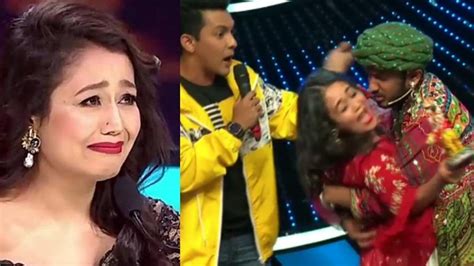 Indian Idol 11 Neha Kakkar Forcefully Kissed By A Fan Video Inside