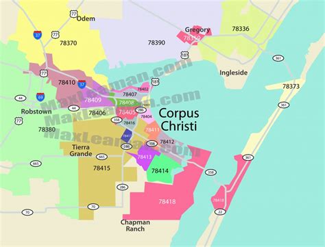 Corpus Christi Zip Code Map Mortgage Resources City Map Of Corpus